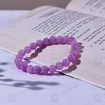 MantraMani Kunzite Bracelet to Heal Broken Hearts - Energized Vedic Gemstone Jewelry - MantraMani