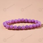 MantraMani Kunzite Bracelet to Heal Broken Hearts - Energized Vedic Gemstone Jewelry - MantraMani