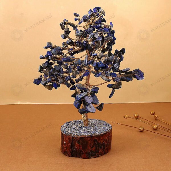 MantraMani Lapis Lazuli Crystal Tree – Wisdom, Communication & Confidence