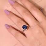 MantraMani Lapis Lazuli Ring: Enhancing Intuition and Spiritual Awareness - Energized Vedic Gemstone Jewelry - MantraMani