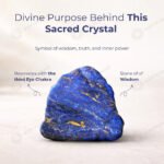 MantraMani Lapis Lazuli Crystal Tree - Energized Vedic Gemstone Jewelry - MantraMani