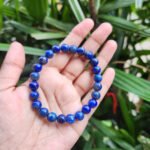 MantraMani Lapis Lazuli Bracelet - Energized Vedic Gemstone Jewelry - MantraMani