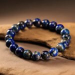 MantraMani Lapis Lazuli Bracelet - Energized Vedic Gemstone Jewelry - MantraMani