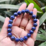 MantraMani Lapis Lazuli Bracelet - Energized Vedic Gemstone Jewelry - MantraMani