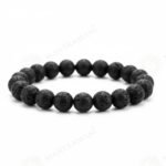 MantraMani Lava Stone Bracelet - Energized Vedic Gemstone Jewelry - MantraMani