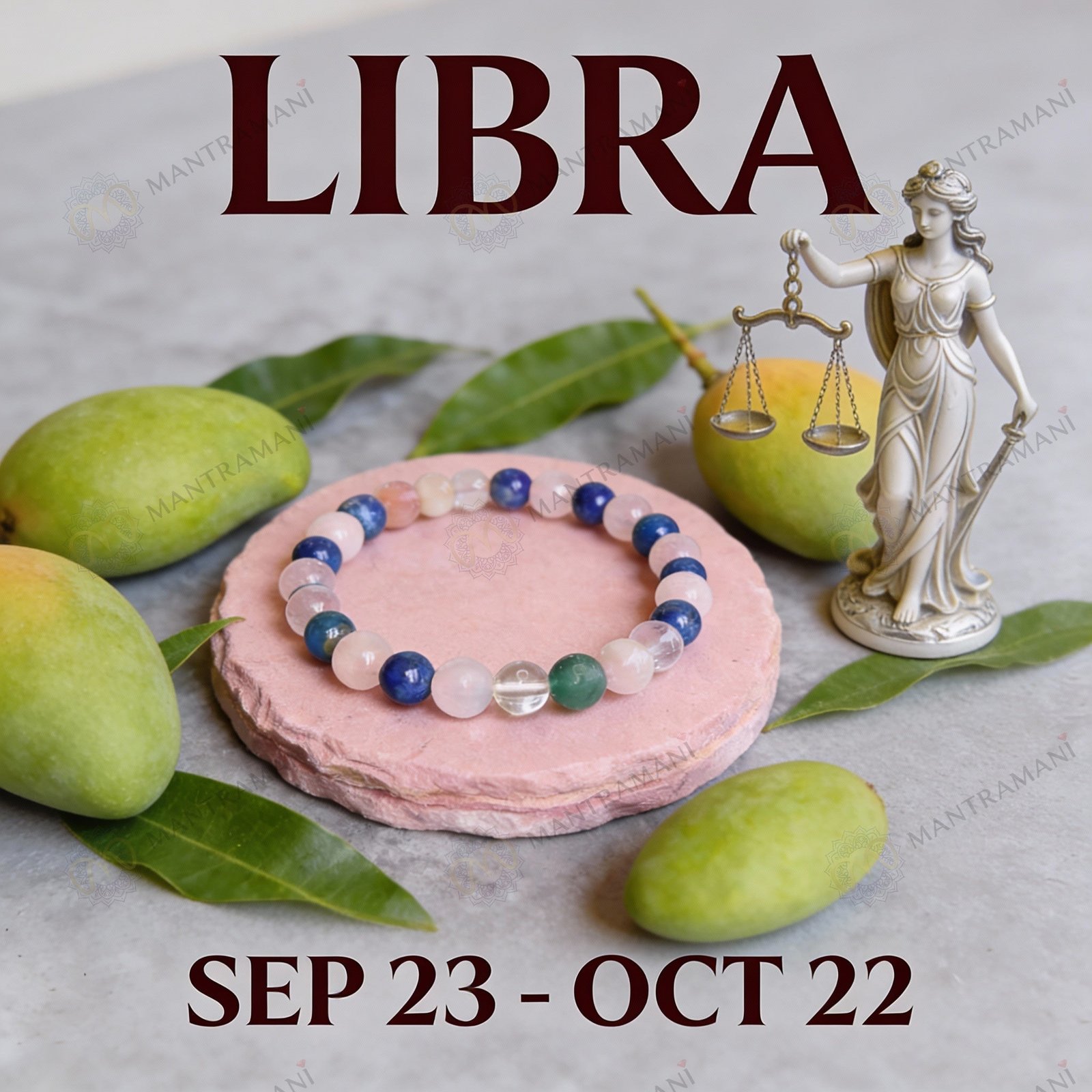 Libra Rashi Bracelet – Love, Balance & Harmony | MantraMani