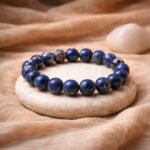 MantraMani Lapis Verit  Lapis Lazuli Bracelet for Career Growth, Government Job Focus & Mental Clarity - Energized Vedic...