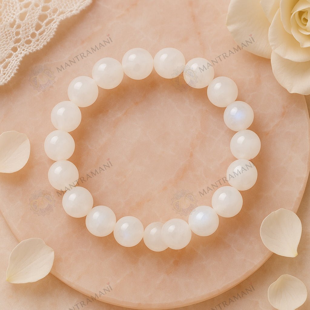 MantraMani Lunar Grace - Energized Vedic Gemstone Jewelry - MantraMani