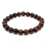 MantraMani Mahogany Obsidian Bracelet - Energized Vedic Gemstone Jewelry - MantraMani