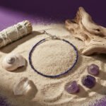 MantraMani Lapis Lazuli Diamond Cut Anklet: Enhancing Intuition and Spiritual Awareness - Energized Vedic Gemstone Jewel...