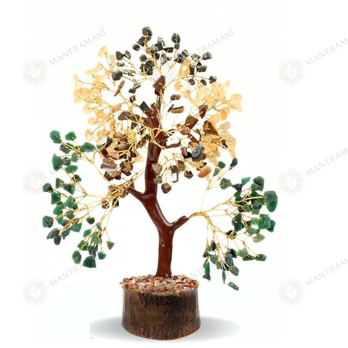 MantraMani Money Magnet Tree - Energized Vedic Gemstone Jewelry - MantraMani