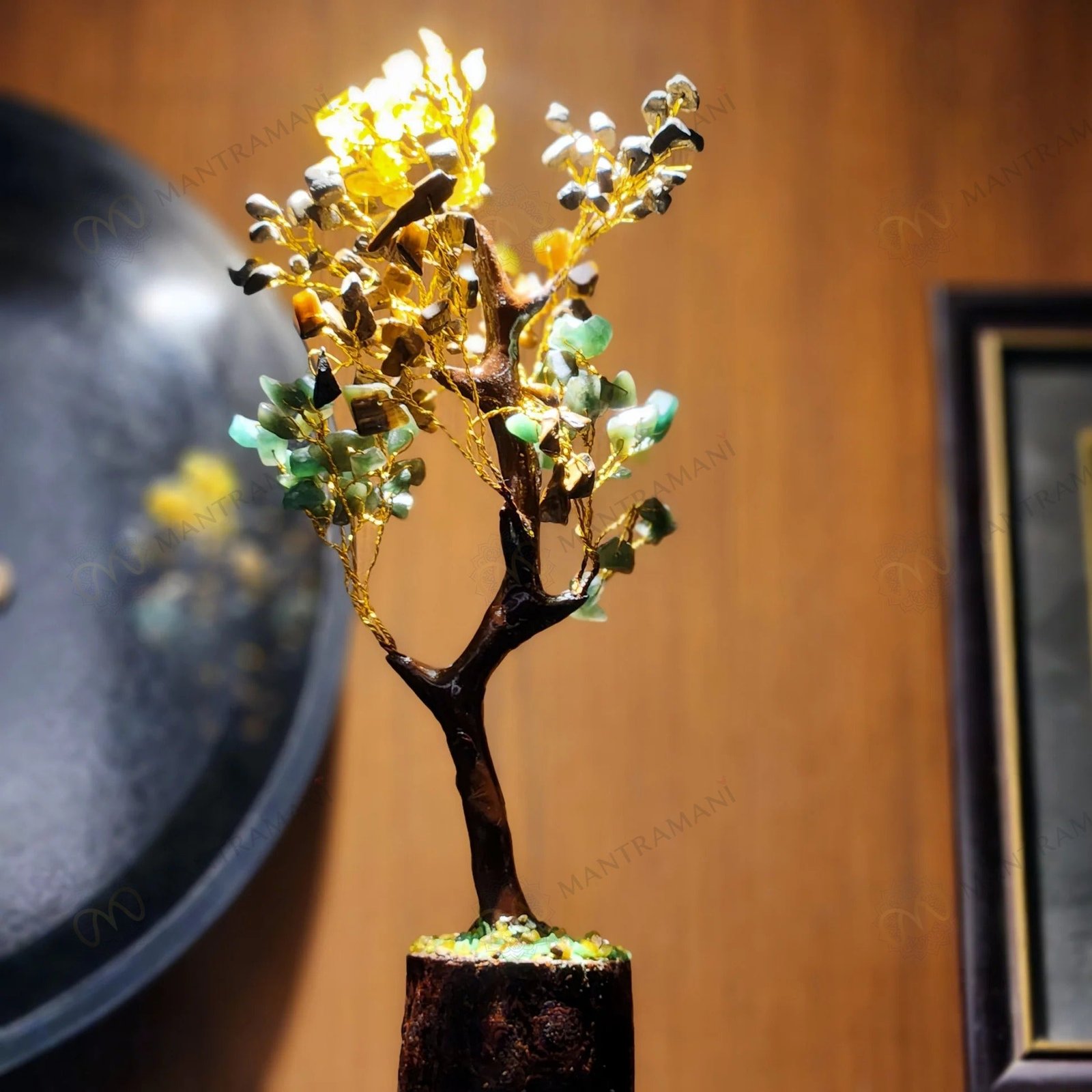 MantraMani Money Magnet Tree - Energized Vedic Gemstone Jewelry - MantraMani