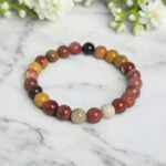 MantraMani Mookaite Jasper Bracelet - Energized Vedic Gemstone Jewelry - MantraMani