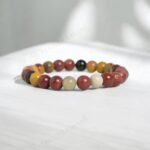 MantraMani Mookaite Jasper Bracelet - Energized Vedic Gemstone Jewelry - MantraMani