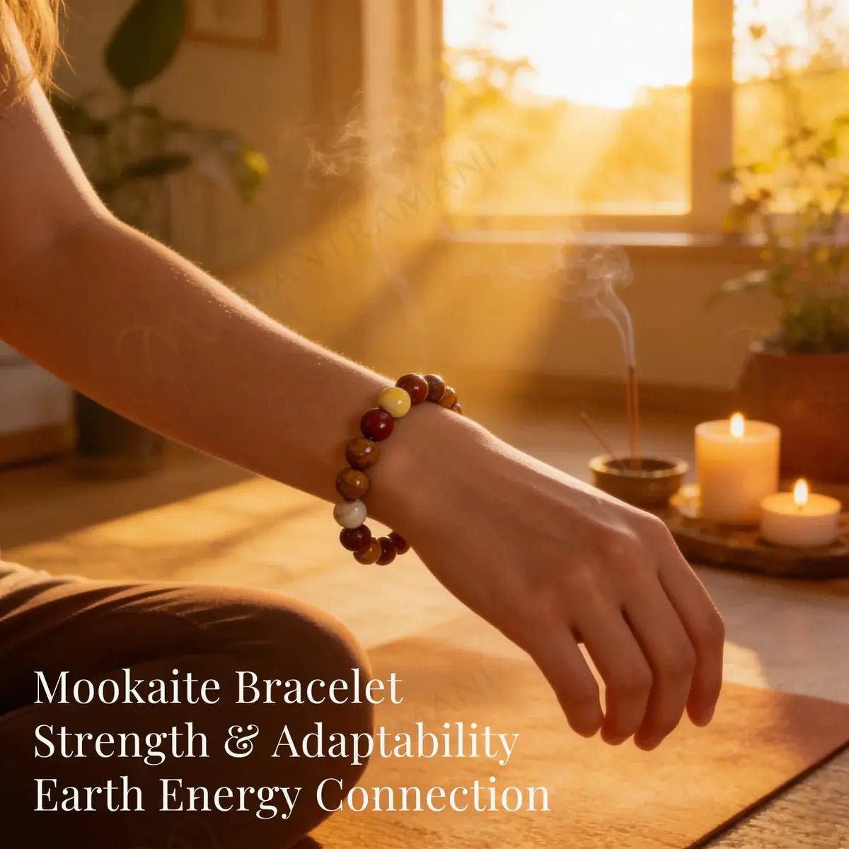 Mookaite Jasper Bracelet – Grounding & Vitality | MantraMani