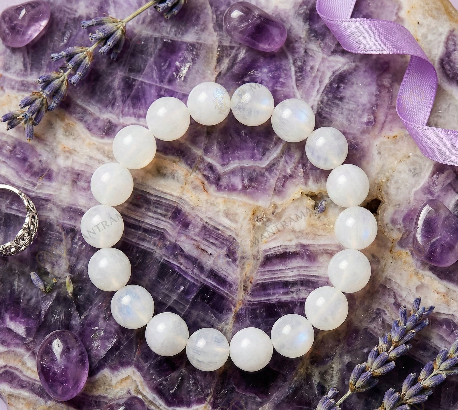 MantraMani Lunar Grace - Energized Vedic Gemstone Jewelry - MantraMani