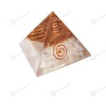 MantraMani Moonstone Orgonite Pyramid - Energized Vedic Gemstone Jewelry - MantraMani