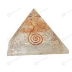 MantraMani Moonstone Orgonite Pyramid - Energized Vedic Gemstone Jewelry - MantraMani