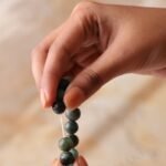 MantraMani Moss Agate Bracelet - Energized Vedic Gemstone Jewelry - MantraMani