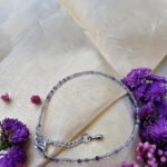 MantraMani Natural Multi Fluorite Anklet - Energized Vedic Gemstone Jewelry - MantraMani