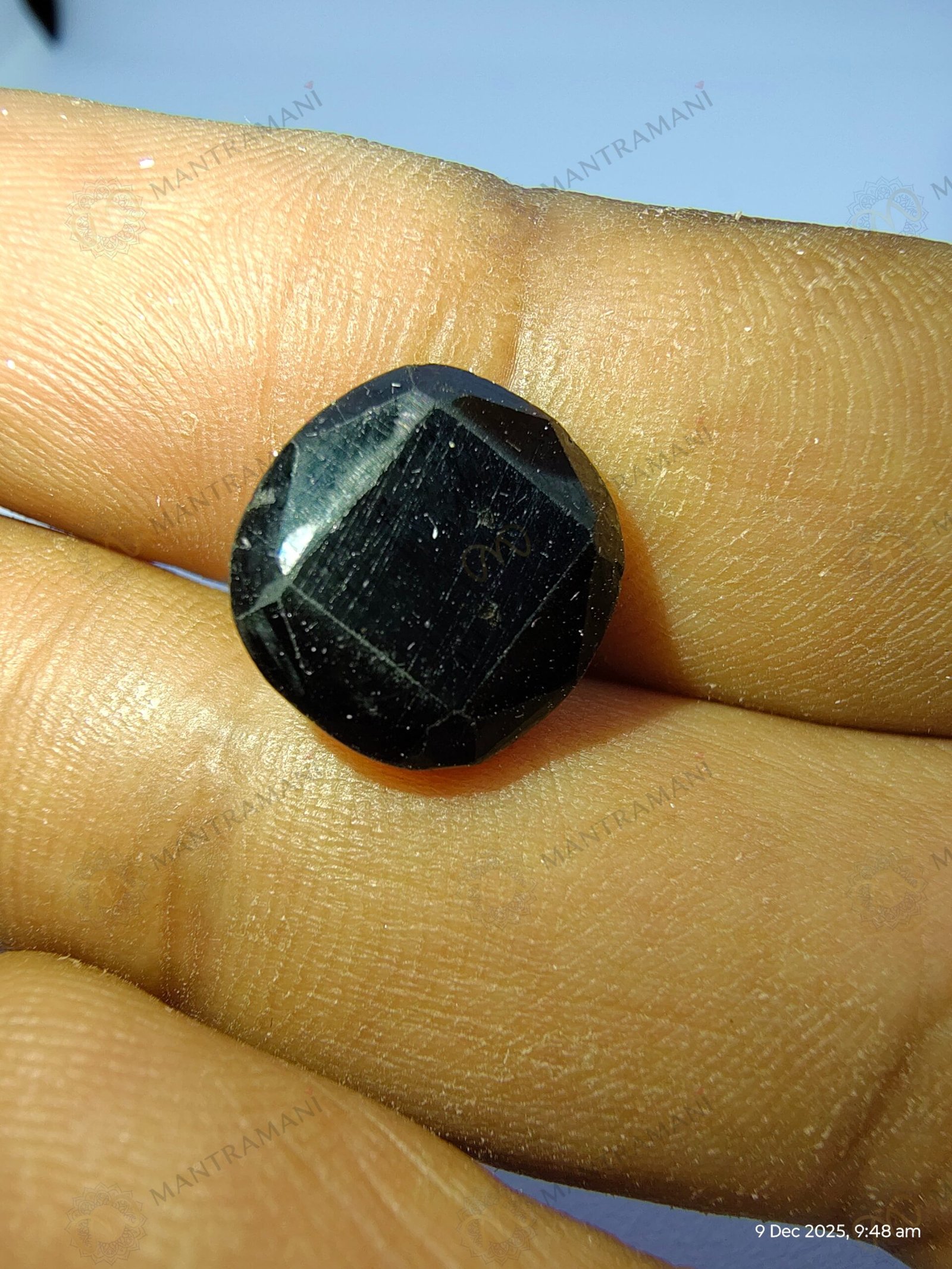 MantraMani Brazilian Black Onyx - Energized Vedic Gemstone Jewelry - MantraMani