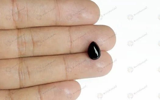 MantraMani Brazilian Black Onyx - Energized Vedic Gemstone Jewelry - MantraMani