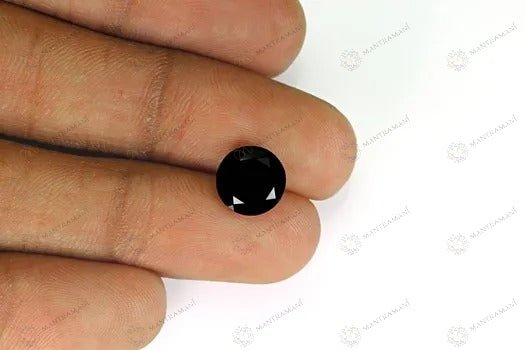 MantraMani Brazilian Black Onyx - Energized Vedic Gemstone Jewelry - MantraMani