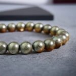MantraMani Pyrite Bracelet - Energized Vedic Gemstone Jewelry - MantraMani