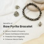 MantraMani Pyrite Bracelet - Energized Vedic Gemstone Jewelry - MantraMani