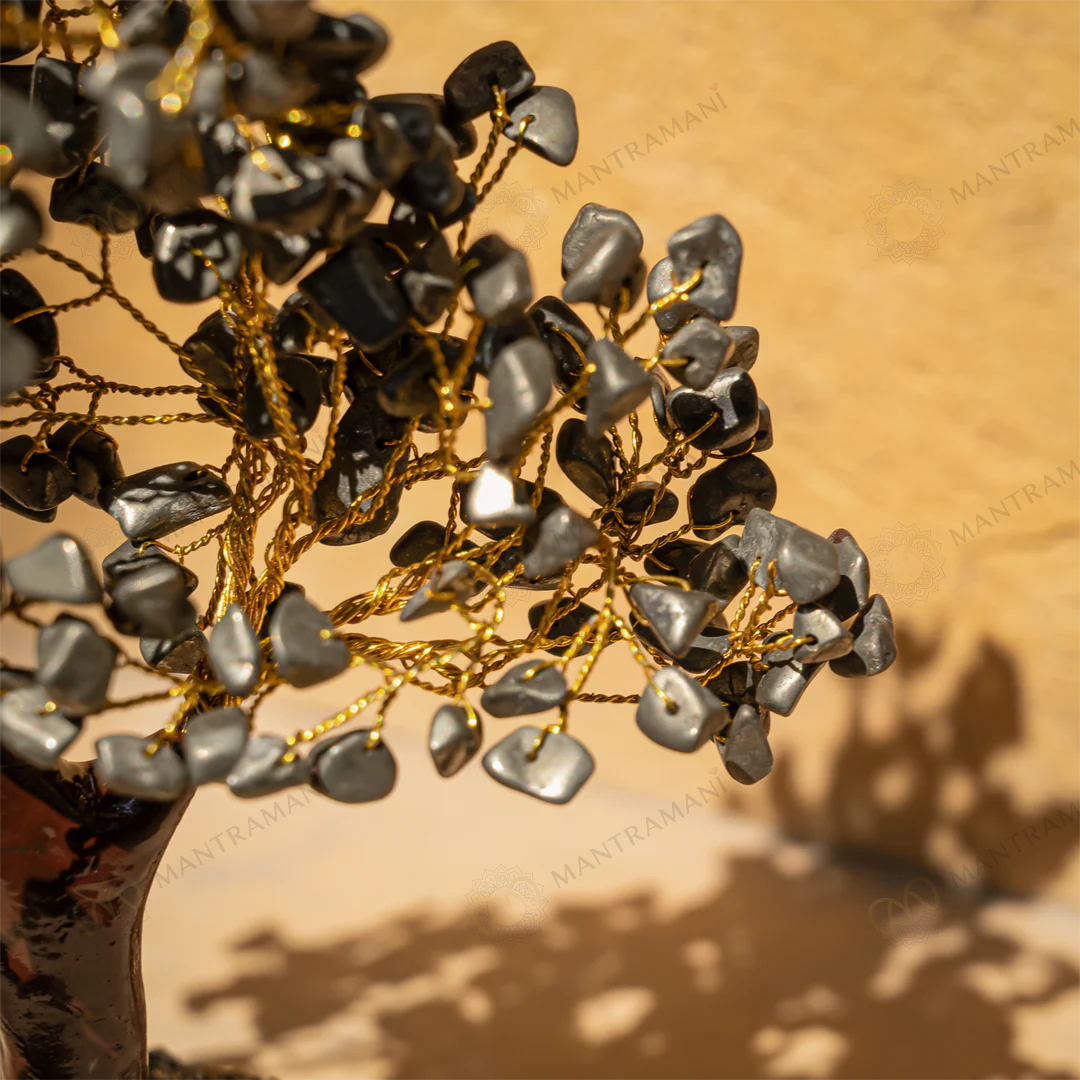 MantraMani Pyrite Tree - Energized Vedic Gemstone Jewelry - MantraMani