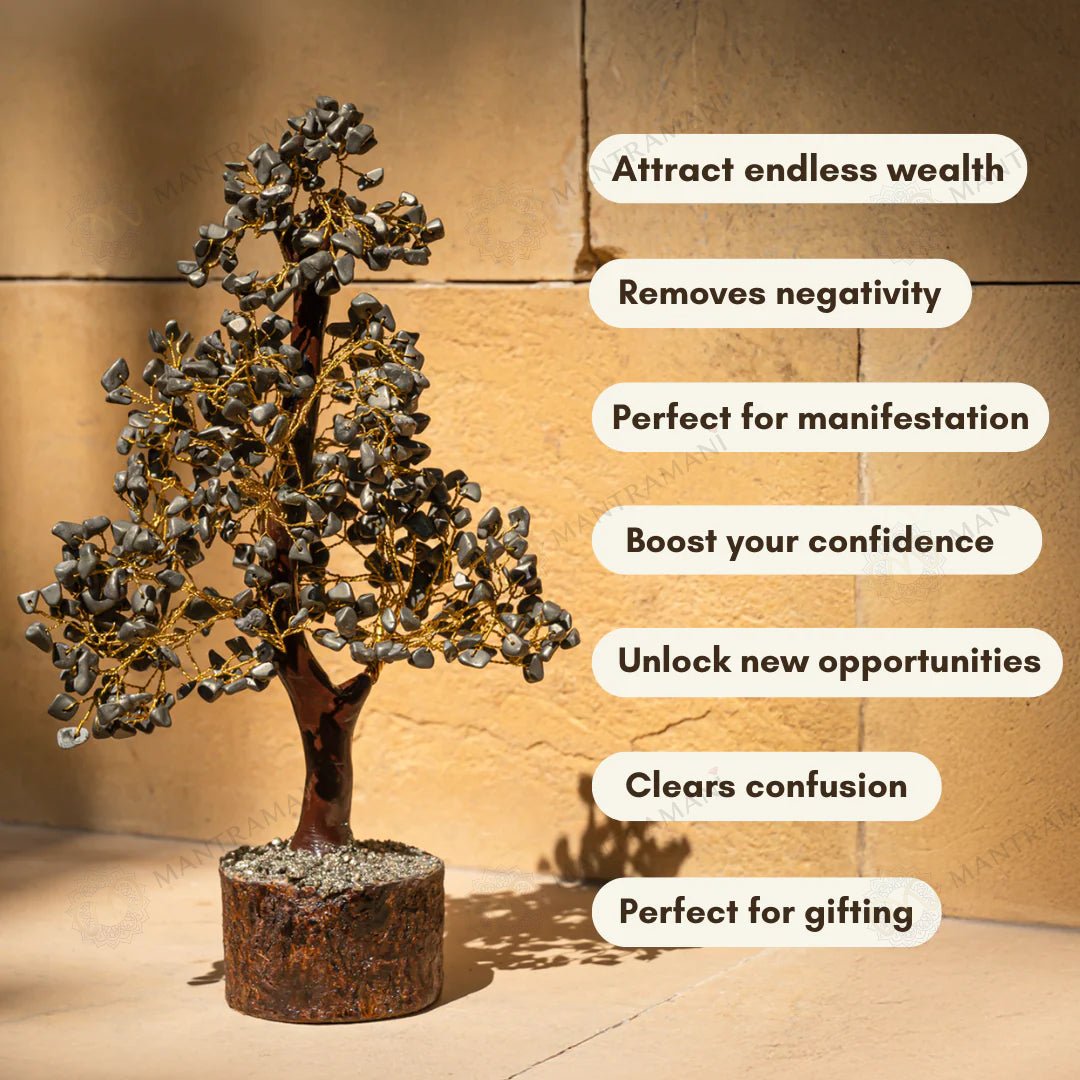MantraMani Pyrite Tree - Energized Vedic Gemstone Jewelry - MantraMani