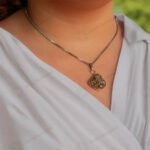 MantraMani Raw Pyrite Pendant - Energized Vedic Gemstone Jewelry - MantraMani