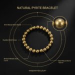 MantraMani Pyrite Bracelet - Energized Vedic Gemstone Jewelry - MantraMani