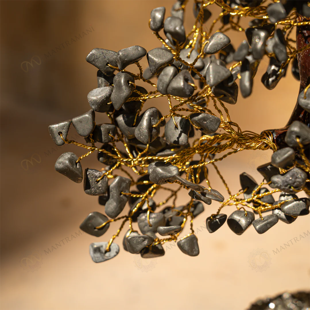 MantraMani Pyrite Tree - Energized Vedic Gemstone Jewelry - MantraMani