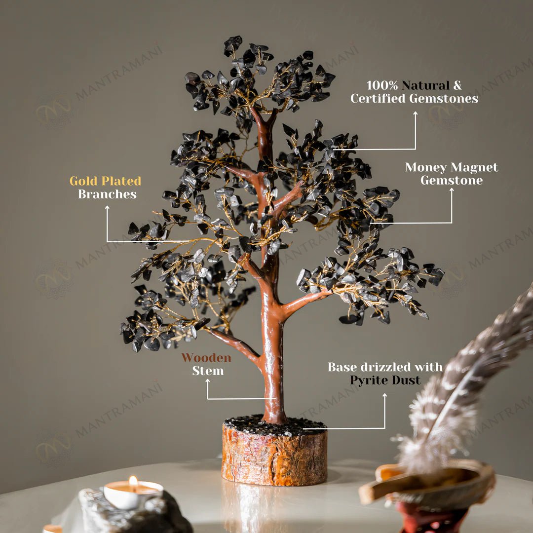 MantraMani Pyrite Tree - Energized Vedic Gemstone Jewelry - MantraMani