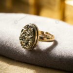 MantraMani Pyrite Ring: Attracts Wealth and Abundance - Energized Vedic Gemstone Jewelry - MantraMani