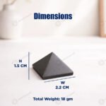 MantraMani Pyrite Small Pyramid - Energized Vedic Gemstone Jewelry - MantraMani