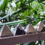 MantraMani Pyrite Small Pyramid - Energized Vedic Gemstone Jewelry - MantraMani