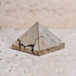 MantraMani Pyrite Small Pyramid - Energized Vedic Gemstone Jewelry - MantraMani