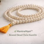 MantraMani Tulsi Kanthi Mala  Sacred Tulsi Mala for Daily Purity, Protection & Devotion - Energized Vedic Gemstone Jewel...