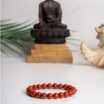 MantraMani Red Jasper Bracelet - Energized Vedic Gemstone Jewelry - MantraMani