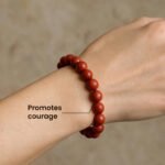 MantraMani Red Jasper Bracelet - Energized Vedic Gemstone Jewelry - MantraMani
