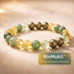 MantraMani RinMukti  Financial Stability Bracelet for Savings, Karz Mukti & Money Flow - Energized Vedic Gemstone Jewelr...