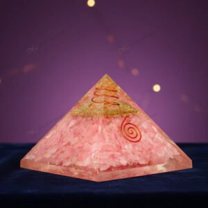 MantraMani Rose Quartz Pyramid – Love, Relationship & Heart Chakra Healing