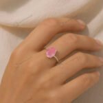 MantraMani Rose Quartz Ring: Relationship & Love - Energized Vedic Gemstone Jewelry - MantraMani