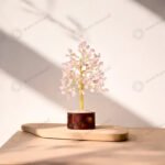 MantraMani Rose Quartz Tree : Improve Love, Relationship & Emotional Connection - Energized Vedic Gemstone Jewelry - Man...