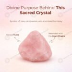 MantraMani Rose Quartz Tree : Improve Love, Relationship & Emotional Connection - Energized Vedic Gemstone Jewelry - Man...