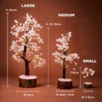 MantraMani Rose Quartz Tree : Improve Love, Relationship & Emotional Connection - Energized Vedic Gemstone Jewelry - Man...