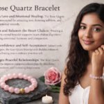 MantraMani clat Roselle Rose Quartz Bracelet - Energized Vedic Gemstone Jewelry - MantraMani