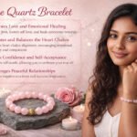 MantraMani clat Roselle Rose Quartz Bracelet - Energized Vedic Gemstone Jewelry - MantraMani